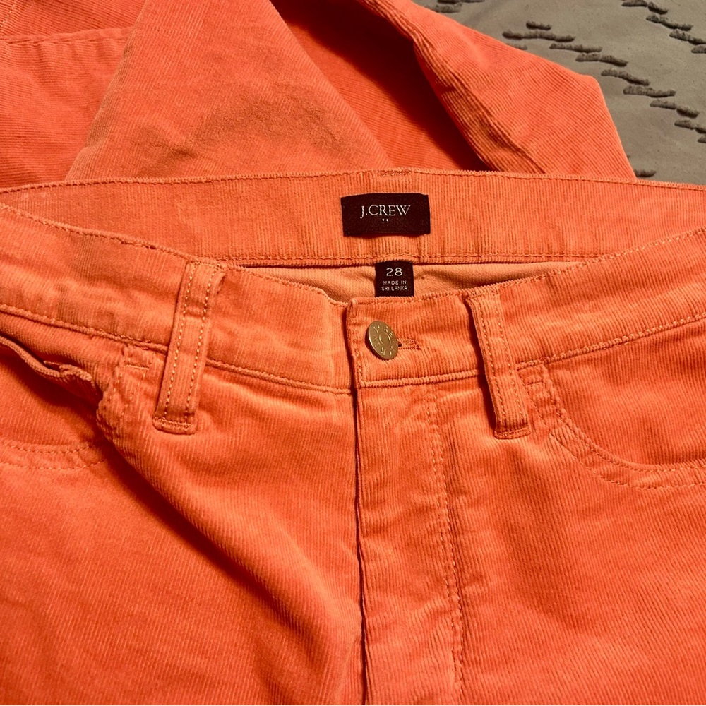 J. Crew Women's baby pink Corduroy Pants sz 28